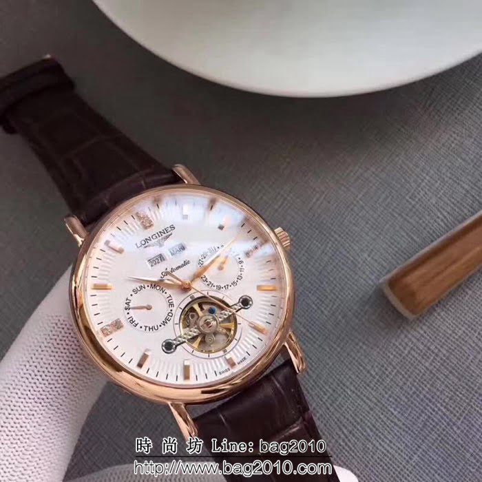LONGINES浪琴 全自動機械 男士腕表 WSS0512
